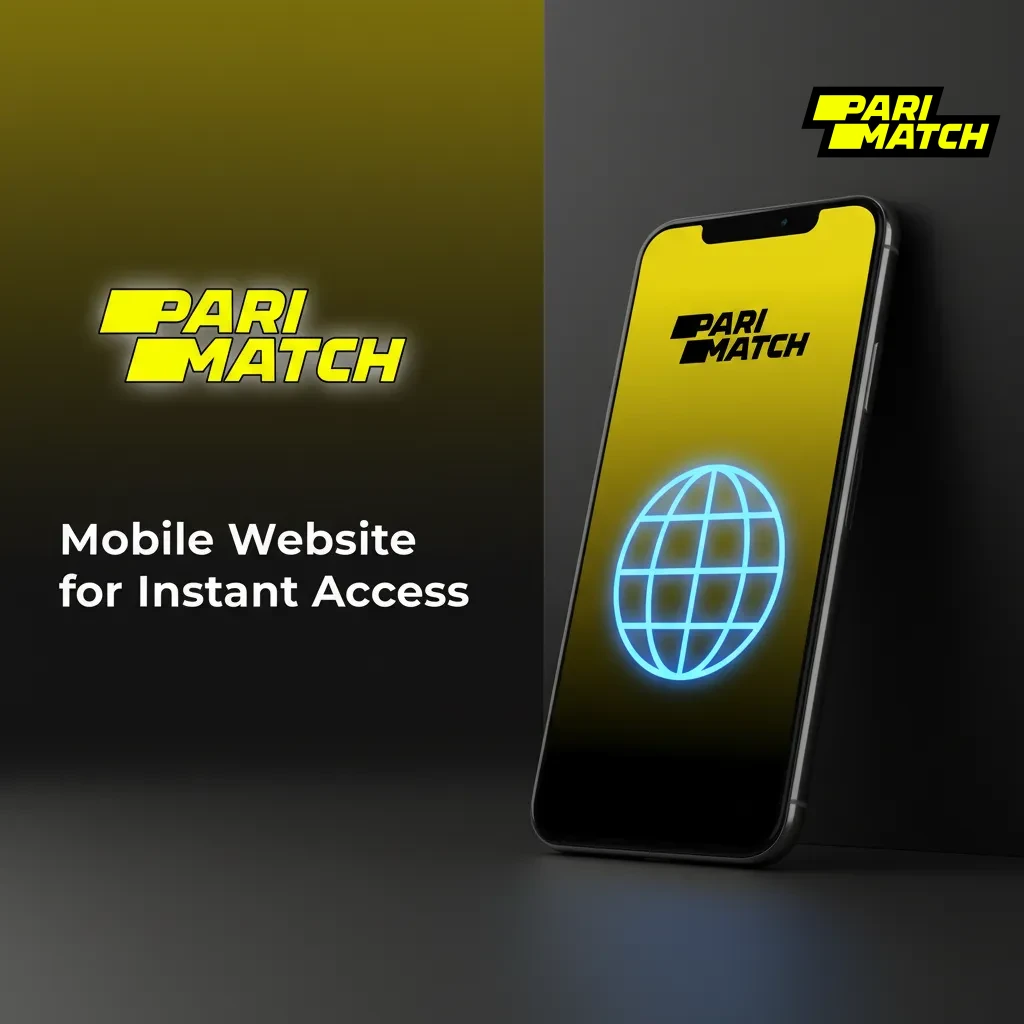 Smartphone and tablet displaying mobile website with casino games, markets, payments, and account tools; no download needed.