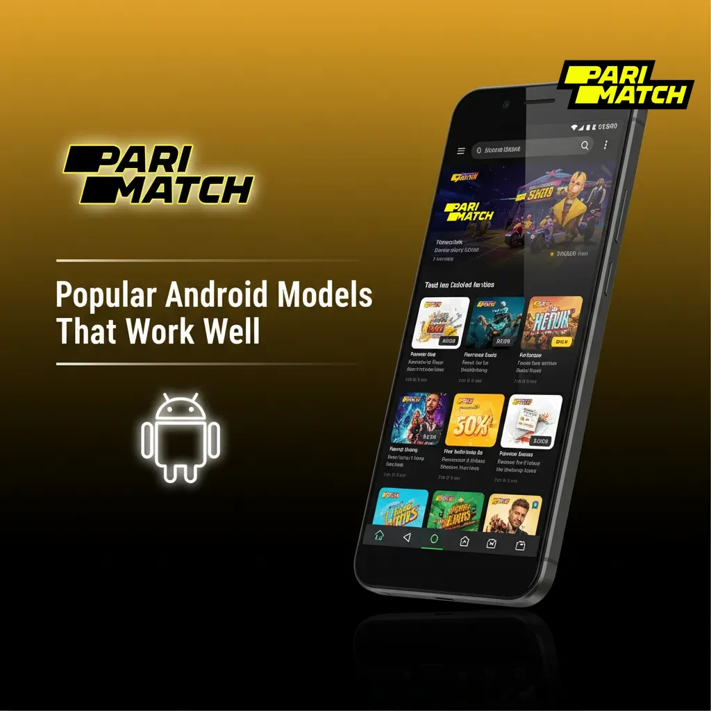 Graphic of Android phones that run the app well in India, e.g., Samsung A-series, OnePlus Nord, Redmi Note, Realme, and more.