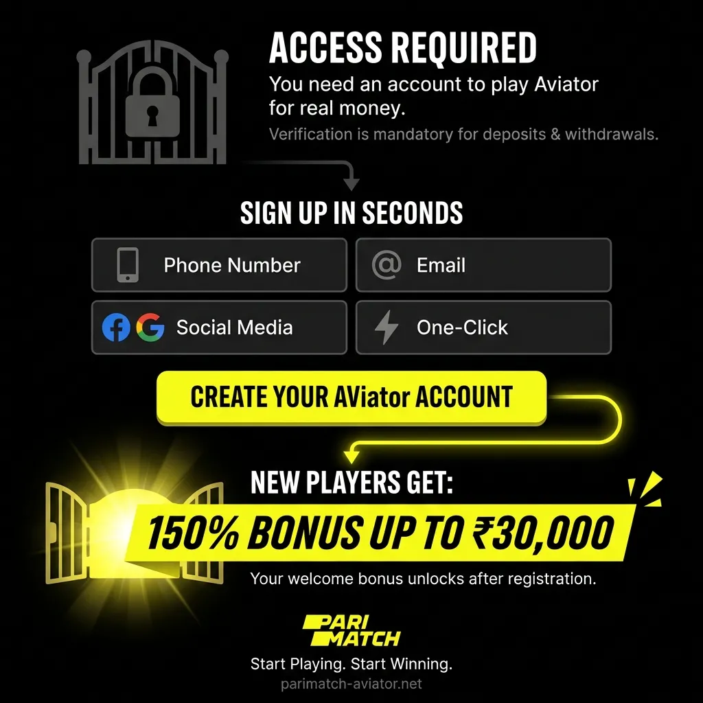 Create your Aviator account and start playing on licensed platforms in India