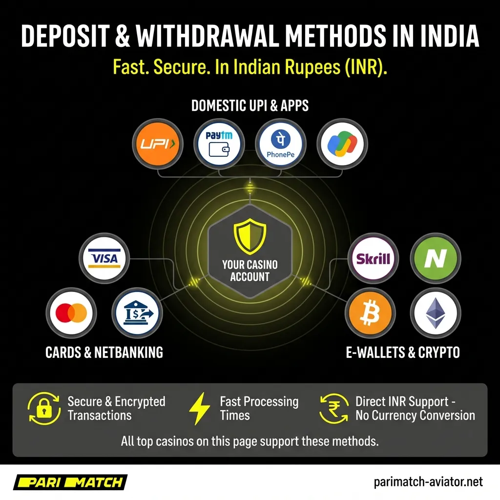 How to fund and cash out on Aviator crash game using Indian payment methods
