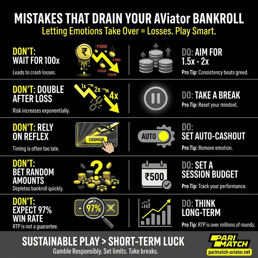 Common Aviator mistakes that drain your bankroll - tips for Indian players