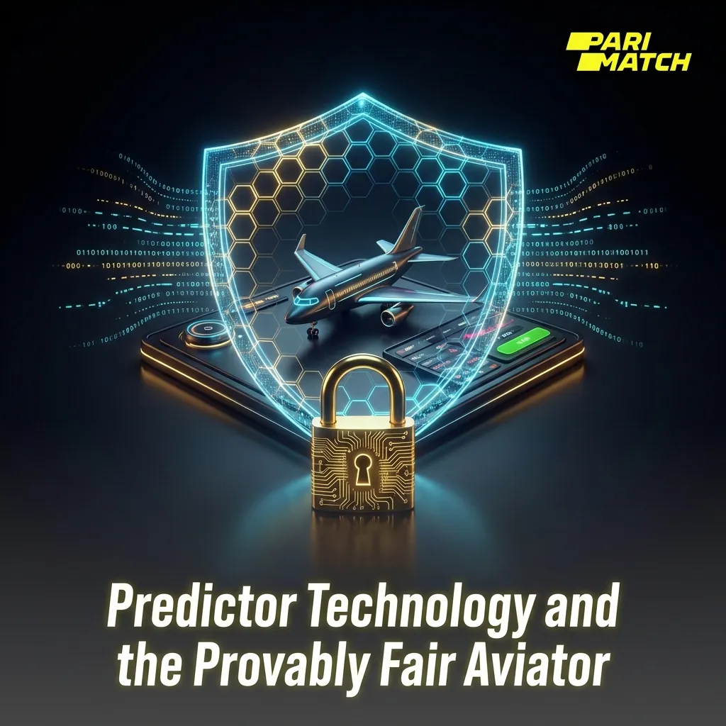 Aviator game interface showing Provably Fair technology with cryptographic hash verification and multiplier display