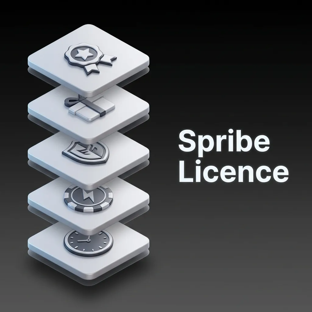 Spribe Curacao eGaming license badge with provably fair technology and regulatory compliance seals