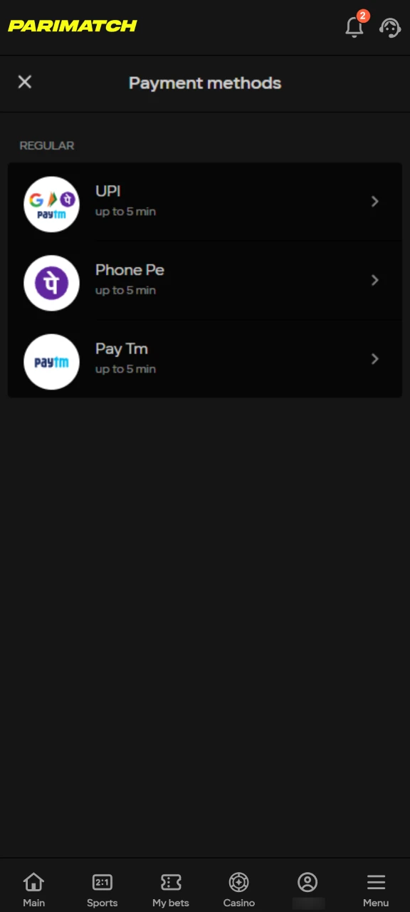 Make a qualifying deposit using a supported Indian payment method to trigger the bonus funds