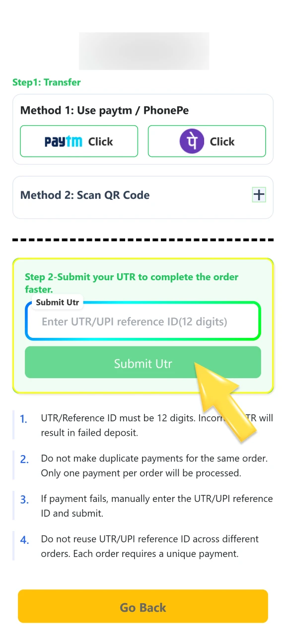 Authorise the payment by approving the request in your UPI app, wallet, or bank page using your OTP or PIN.