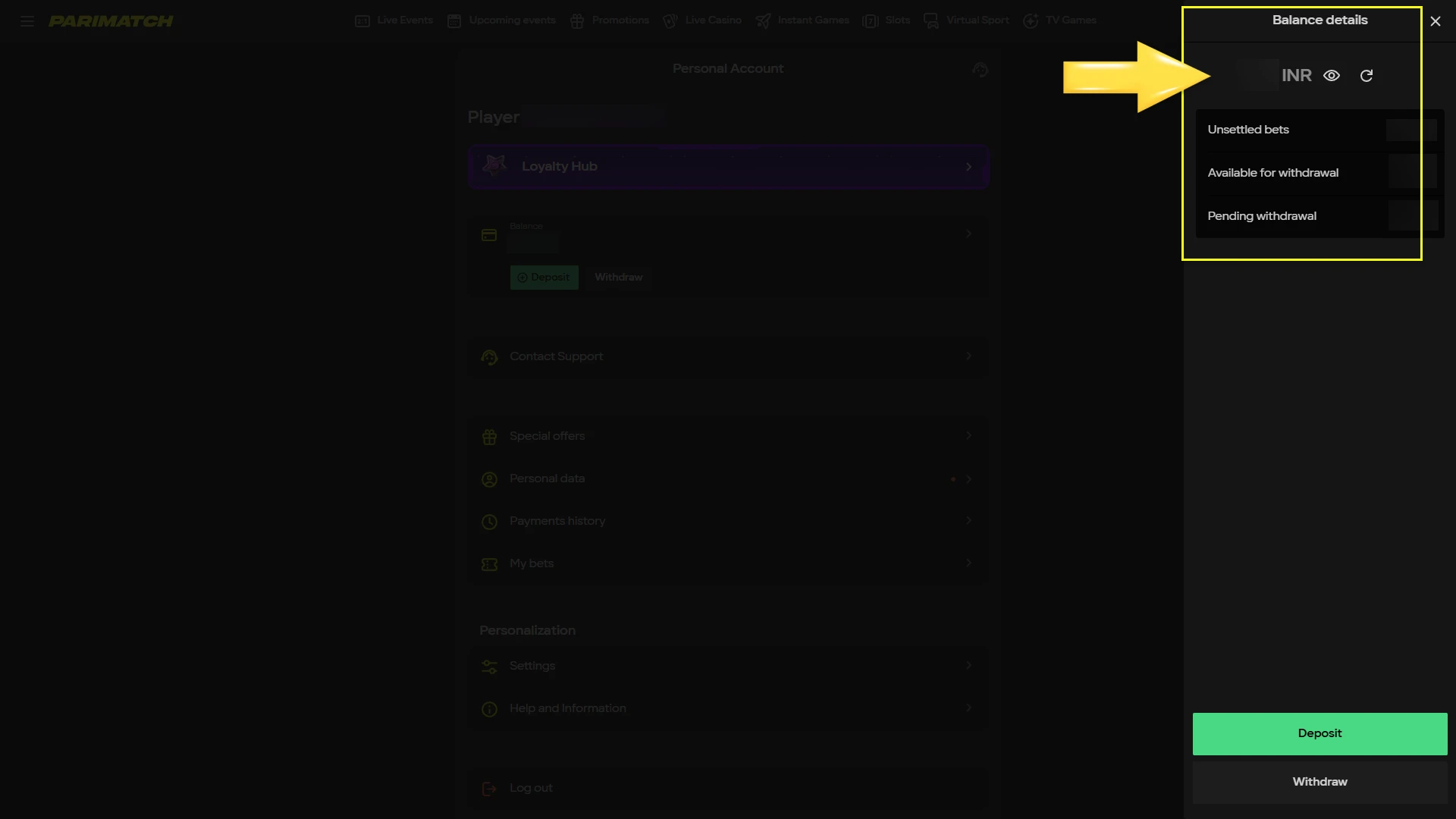 Complete the transaction to see your deposit and bonus funds appear instantly in your wallet.